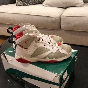 Size 7 air Jordan 7 “hare”